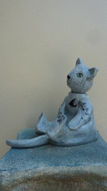 Custom Made Sitting Kitty Cat Urn