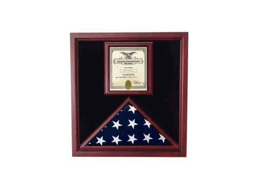 Custom Made Award And Flag Display Case Display Case