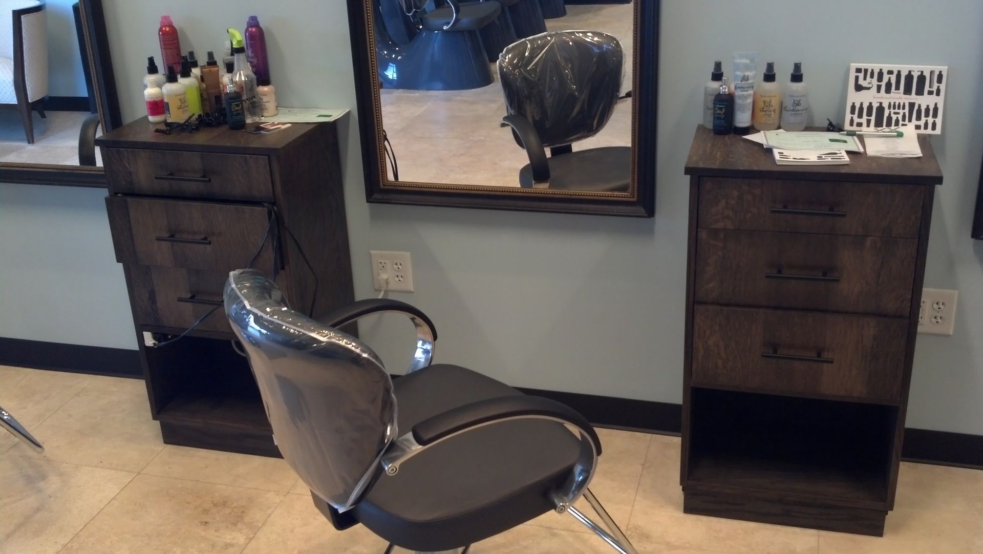 Custom Made Salon Stations by JHO Studios LLC