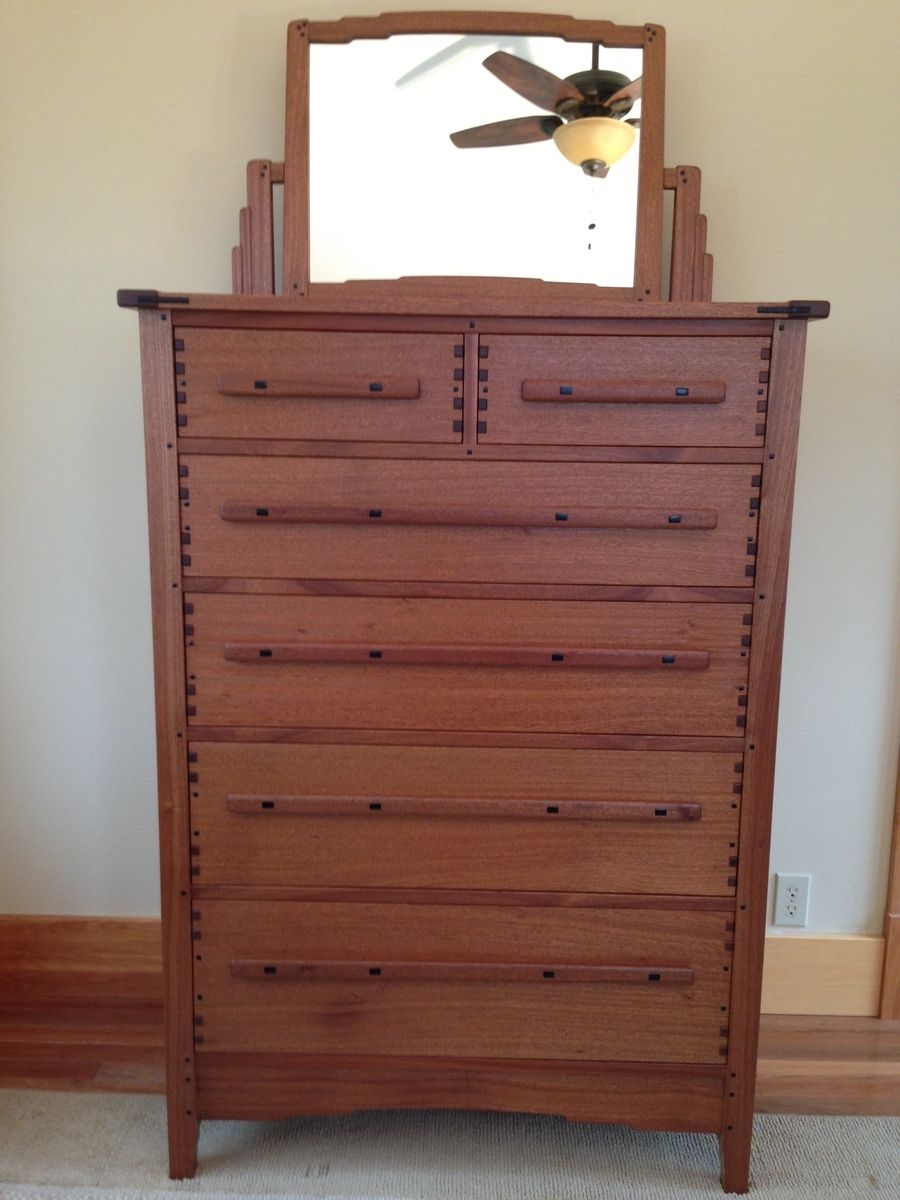 Custom Made Greene And Greene Inspired Arts And Crafts Dresser by M