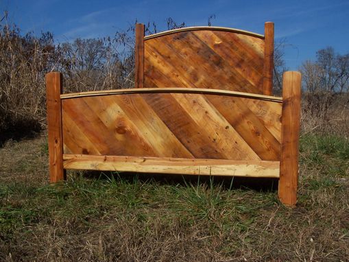 Custom Made Custom Bed Frame Made From Reclaimed Pine