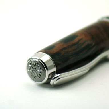 Custom Made Redwood Lace Burl Fountain Pen