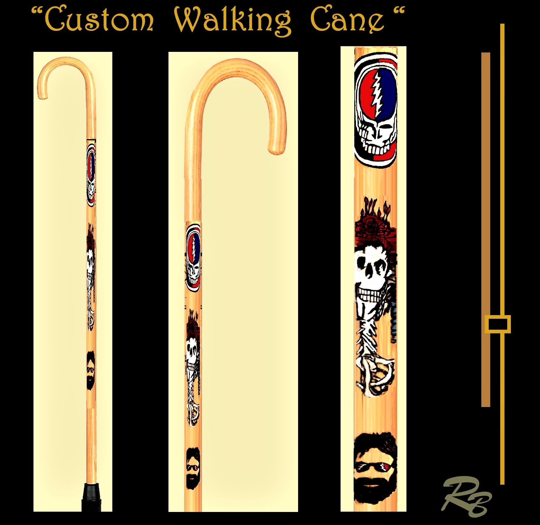 Personalized Handcrafted Walking Canes