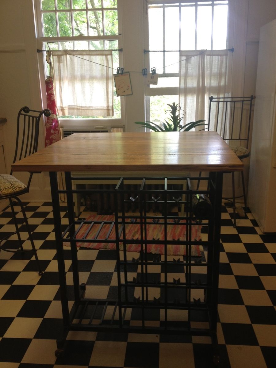 Custom Made Wine Rack/Kitchen Island by Five Fork Studio