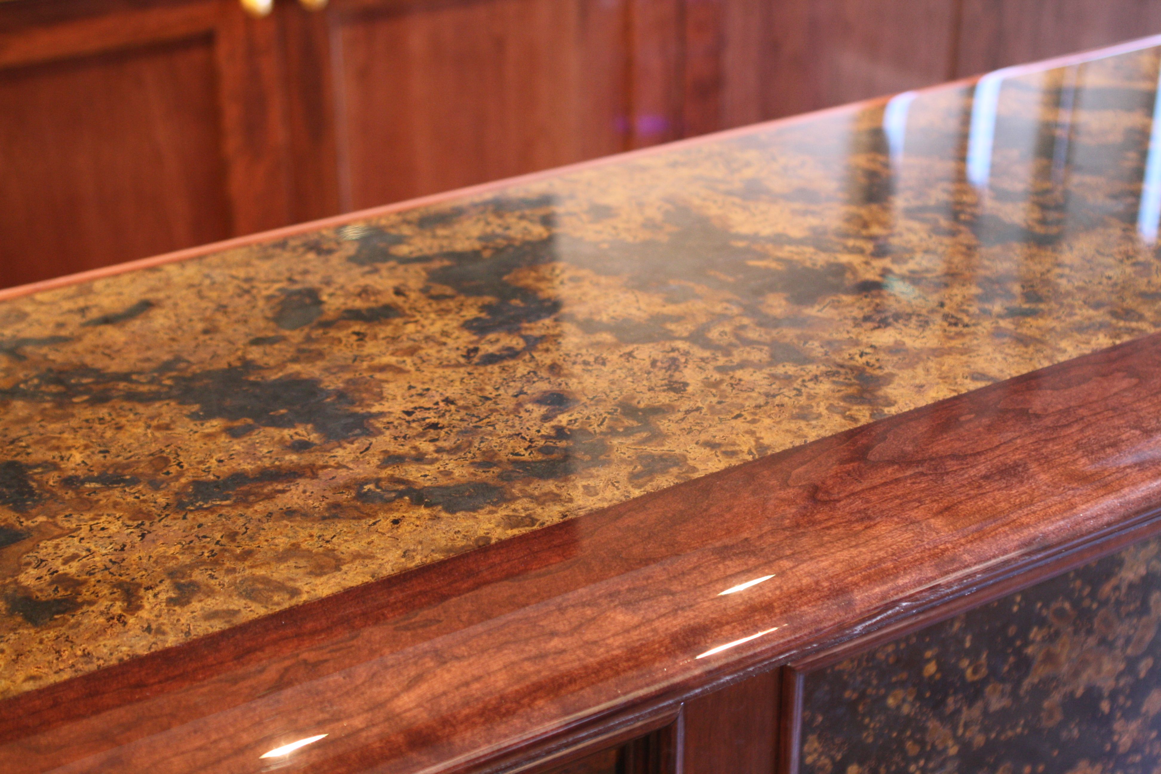 Hand Made Copper Inlays by North East Wood Design