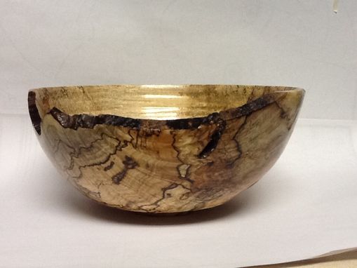 Custom Made Spalted Maple Bowl