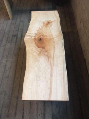 Custom Made Live-Edge Maple Coffee Table