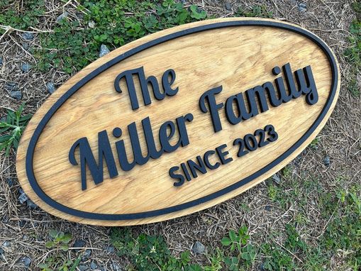 Custom Made Family Custom Wood Sign - Personalized Family Name Sign - Last Name Pallet Sign