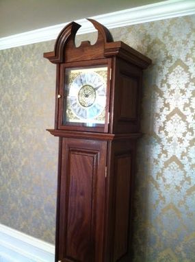 Custom Made Grandfather Clock W/ Gun Safe