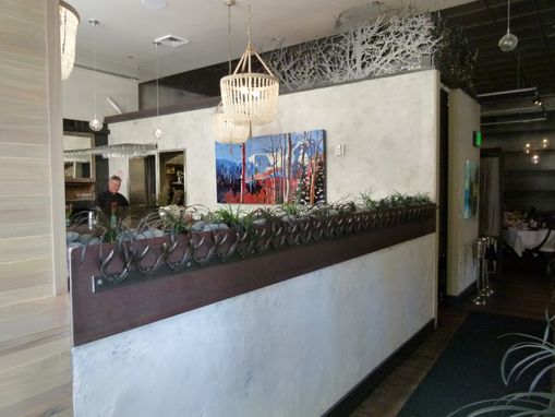 Custom Made Riverhorse Restaurant - Lime Plaster Custom Wall Finish - Park City, Utah