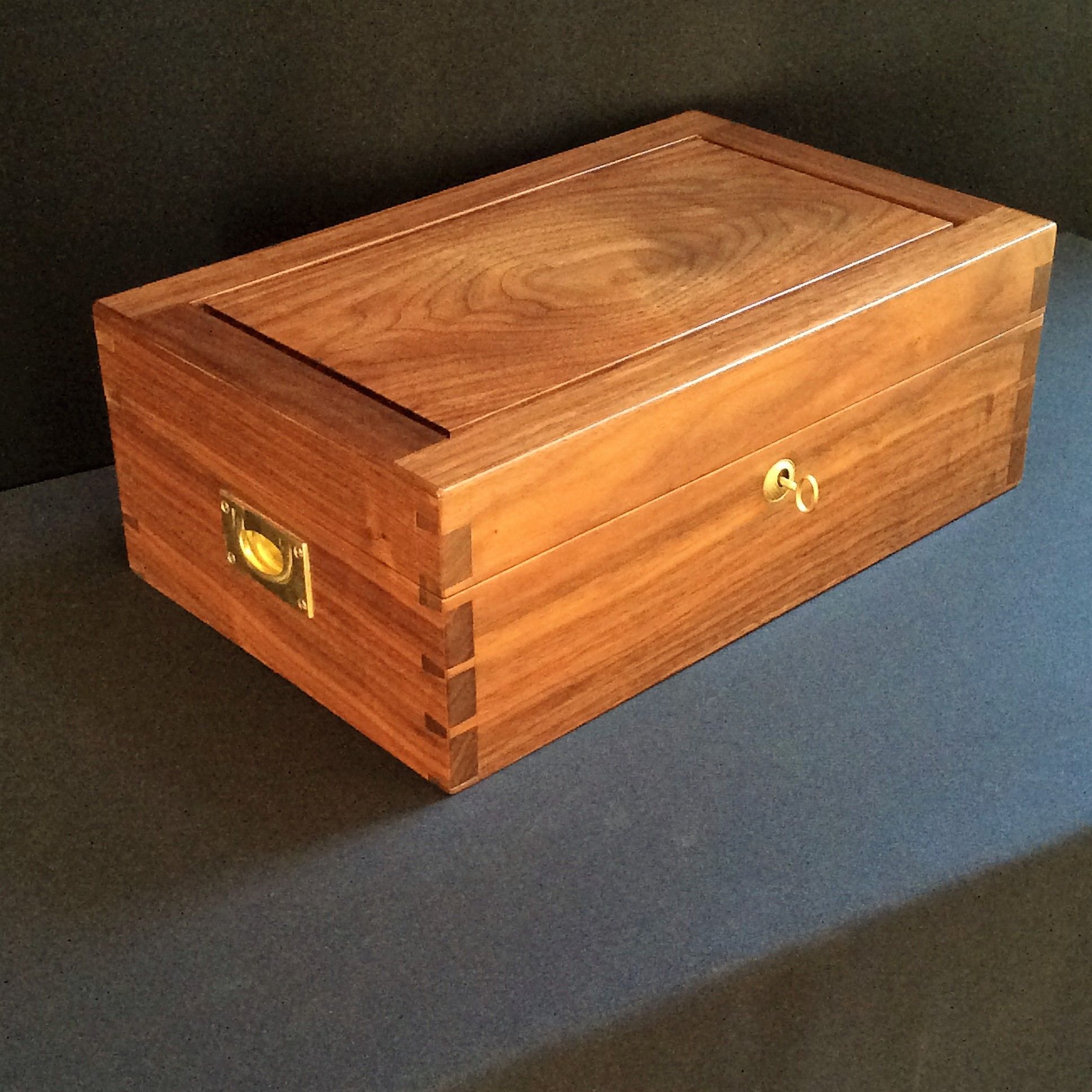 Hand Crafted Walnut Jewelry Box By David Klenk