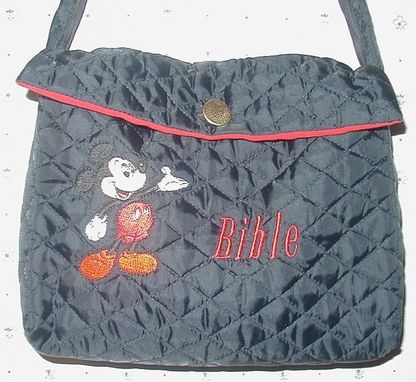 Custom Made Mickey Mouse Bible Tote