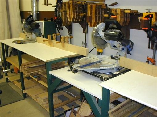 Custom Made Double Saw Cut-Off Table