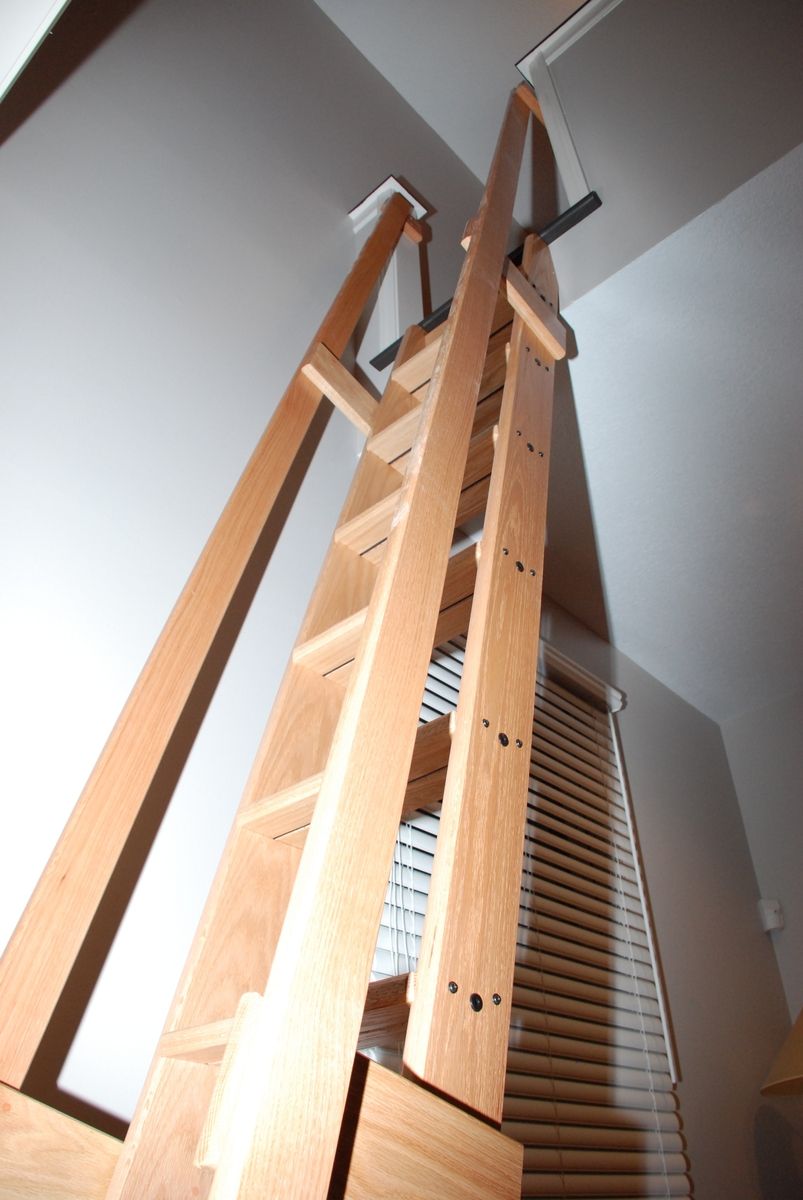 Hand Made Loft/Library Ladder by Belak Woodworking LLC | CustomMade.com