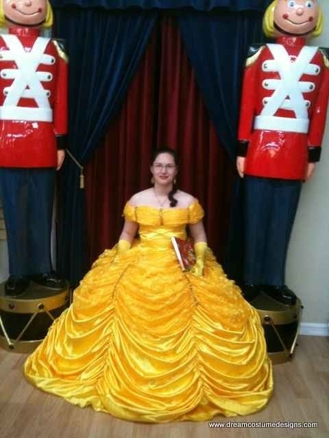 Hand Crafted Belle Beauty And The Beast Adult Costume Gown (C) by ...