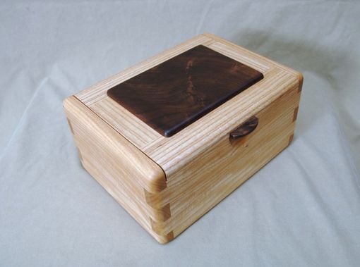Custom Made Walnut And Ash Keepsake Box