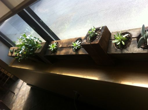 Custom Made Wooden Succulent Containers