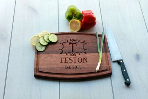 Custom Made Personalized Cutting Board, Engraved Cutting Board, Custom Wedding Gift – Cba-Mah-Teston