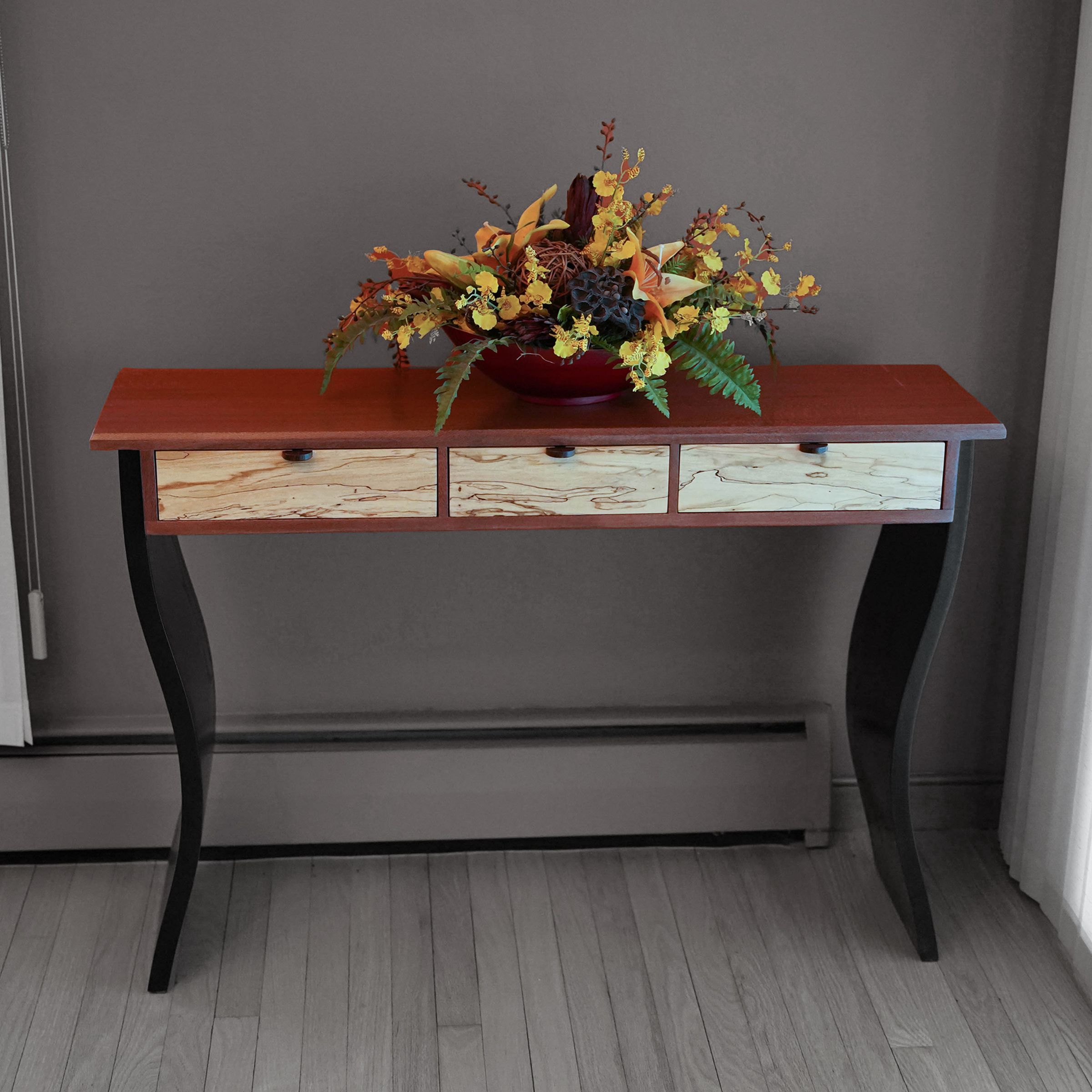 Buy Custom Made Side Table Leopardwood, made to order from Alan's