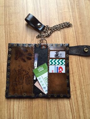 Custom Made Custom Branded Biker Wallet