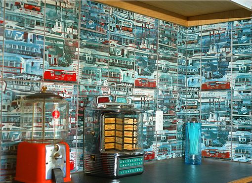 Custom Made "Ed's Diners" A 35 Square Foot Tile Mural Backsplash