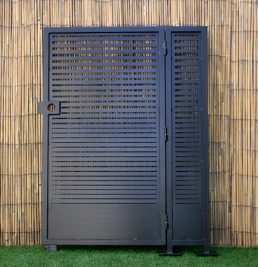 Custom Made Artistic Metal Gate - Modern - Bar - Decorative Steel Panel - Custom Gate