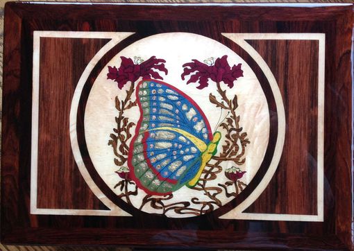 Custom Made Art Nouveau Butterfly Jewelry Box