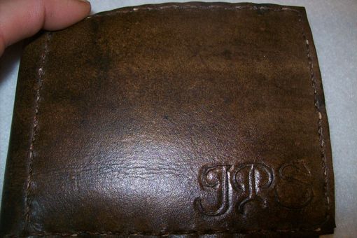 Custom Made Custom Leather Moneyclip Wallet