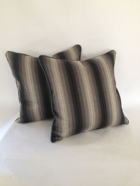 Custom Made Black And White Jacquard Pillow Cover