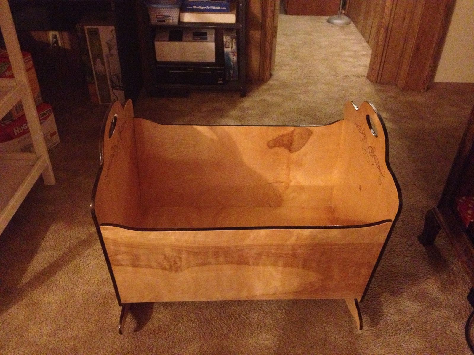 Hand Crafted Cradle by Woodworking