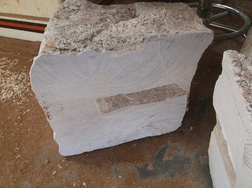 Custom Made Alabaster Stone Sculpture