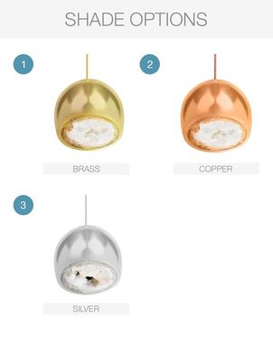 Custom Made Led Geode Leafed Gem & Porcelain Mini Clay Stagger 2-11 Pendant Light Chandelier