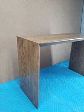 Custom Made Waterfall Bench Or Table. Solid Wood Mid Century Modern