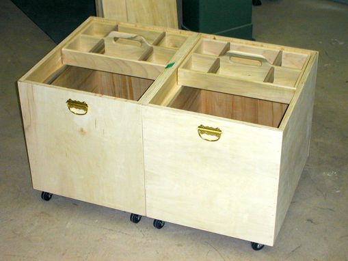 Custom Made Pull-Out Storage Bins