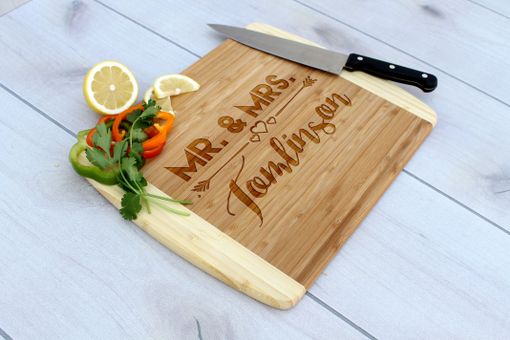 Custom Made Personalized Cutting Board, Engraved Cutting Board, Custom Wedding Gift – Cb-Wbam- Tomlinson