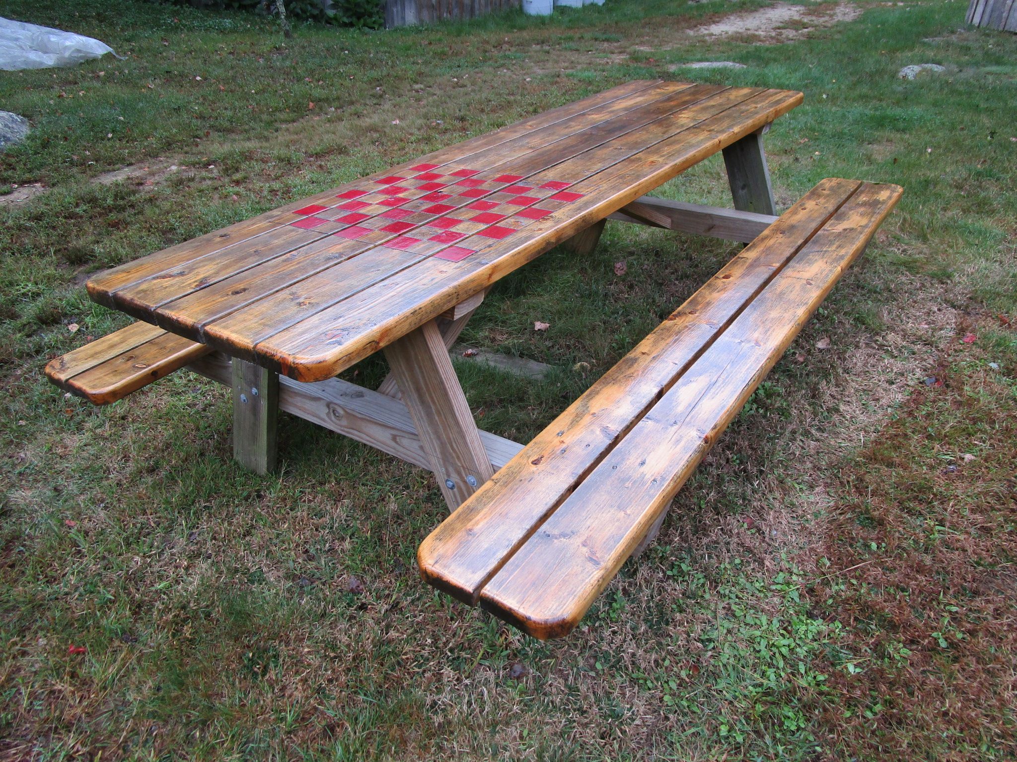 Buy Hand Made Custom Picnic Tables, made to order from KL Design, Inc