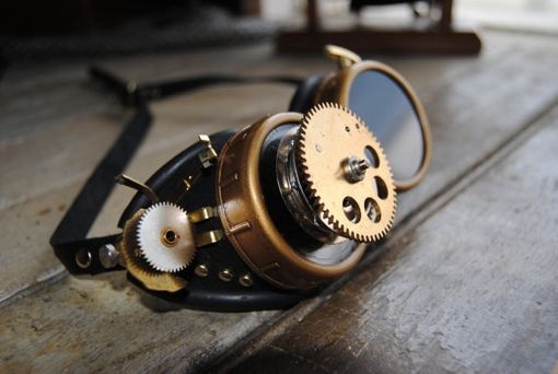 Custom Made Steampunk Decorated Goggles
