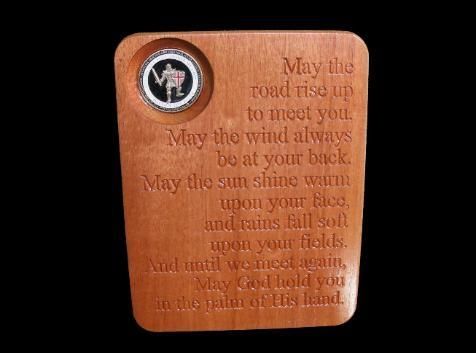 Custom Made Irish Blessing Plaque