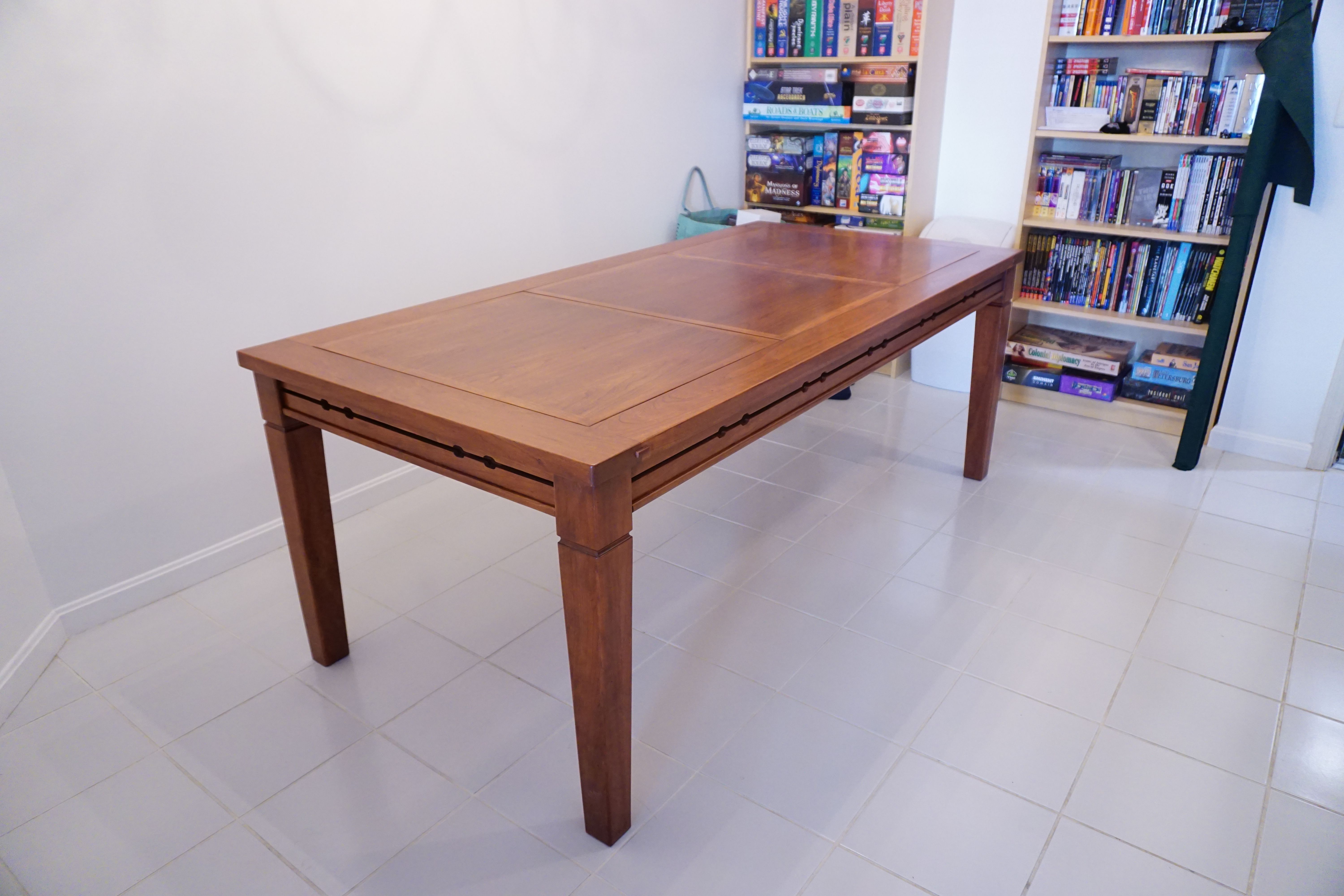 dining room gaming table Hand crafted convertable gaming / dining table by jgfstudio for