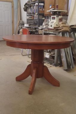 Custom Made Solid Cherry 42 Inch  Breakfast Table