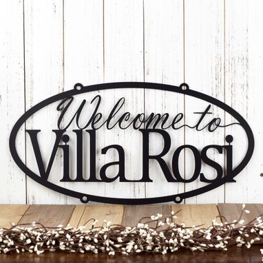 Custom Made Custom Welcome Home Established Sign, Personalized Sign, Outdoor Plaque, Name Sign, Custom Sign