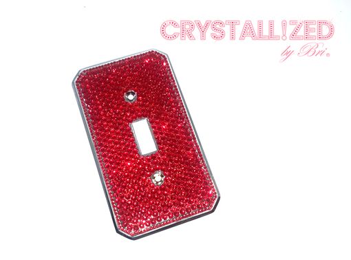 Custom Made Any Configuration Crystallized Wall Light Switch Plate Bling European Crystals Bedazzled
