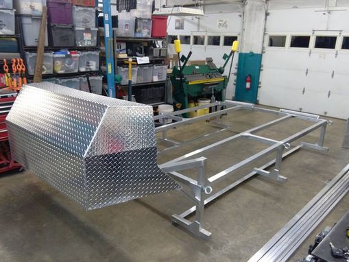 Custom Made Custom Vehicle Fabrication: Aluminum Boat Rack