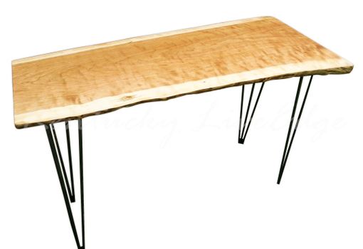 Custom Made Laptop Desk- Writing Desk- Console Table- Writing Desk- Soafe Table- Natural Edges