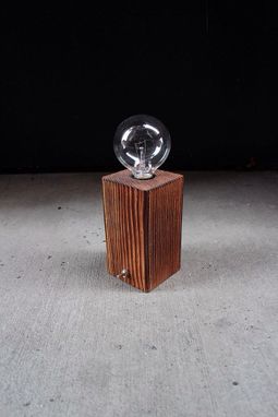 Custom Made Rustic Industrial Desk Lamp
