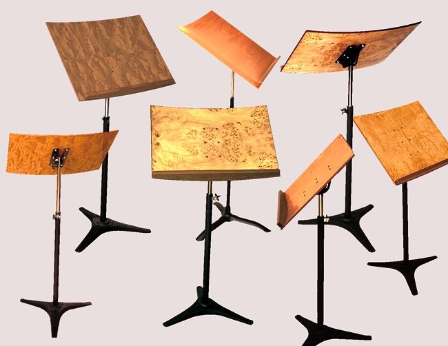 Handmade Music Stands by Locke Design & Woodworks