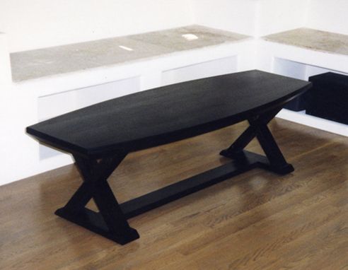 Custom Made Black Boat Table