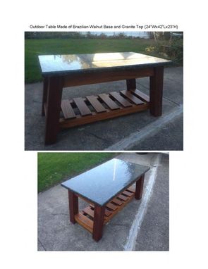 Custom Made Outdoor Table