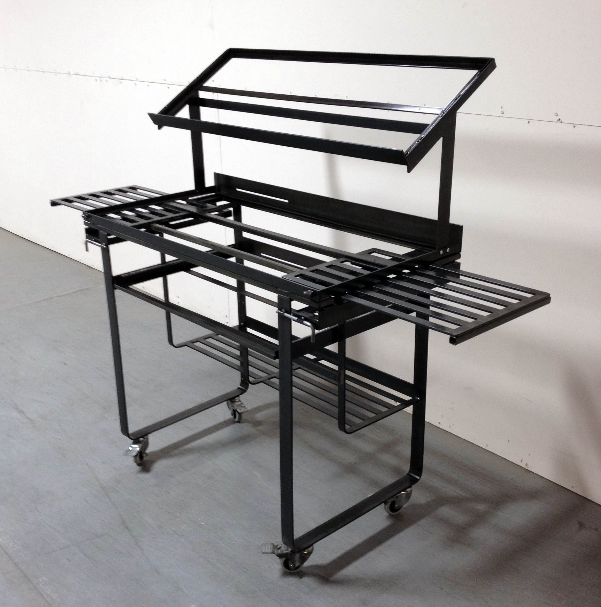 Buy A Handmade Custom Mobile Industrial Dj Stand Made To Order