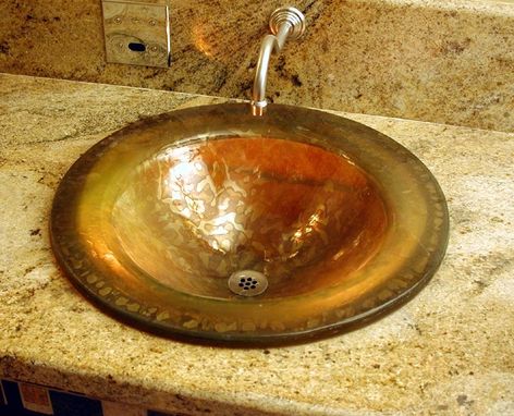 Custom Made Amber Sink